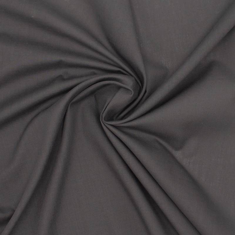 Cotton and polyester lining fabric - anthracite