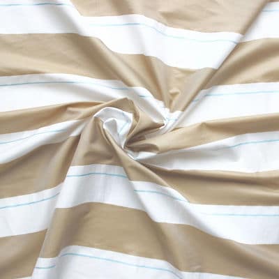 Striped clothing fabric