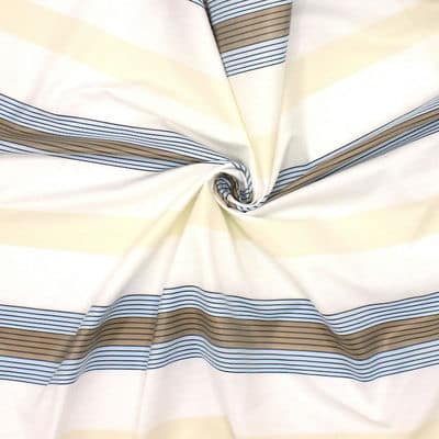 Striped apparel fabric