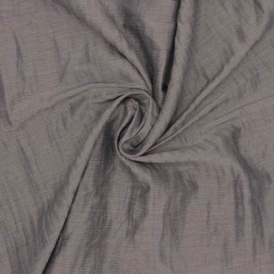 Light clothing fabric striped steel gray