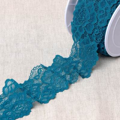 In-between elastic lace ribbon - teal