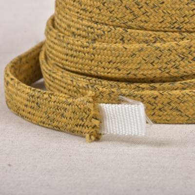 Braid for bag handle - mottled mustard