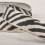 Zebra pattern polyester webbing - ecru