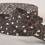 Polyester leopard print webbing - chocolate