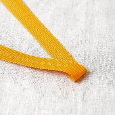 Prefolded polyester braid - golden yellow