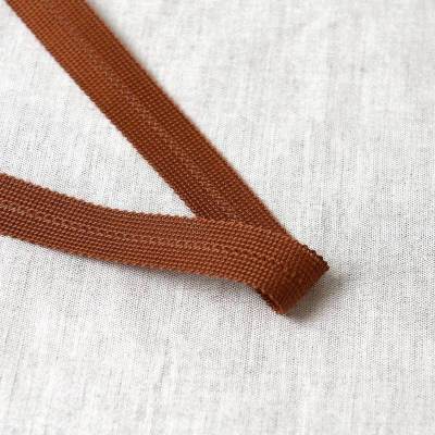 Prefolded polyester braid - rust