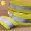 Reflective elastic - fluorescent yellow