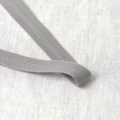 Prefolded polyester braid - light grey