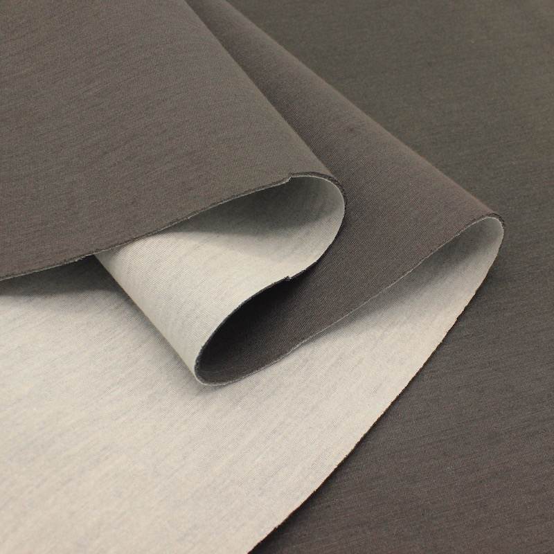 Jersey fabric on foam - taupe