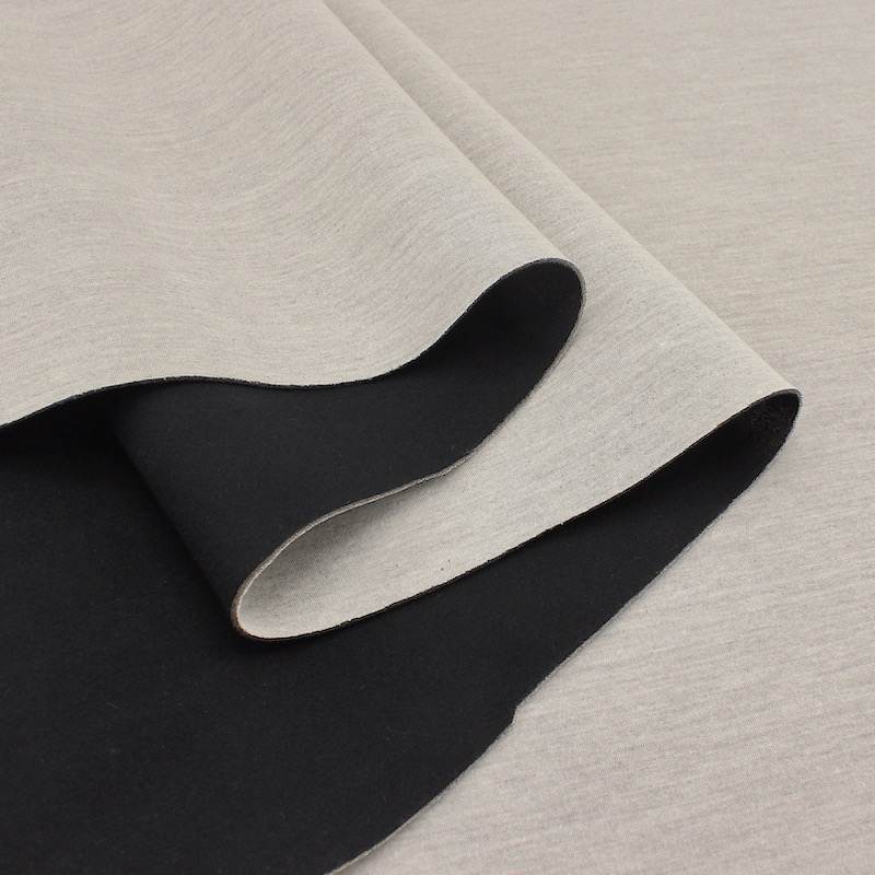 Jersey fabric on foam - black