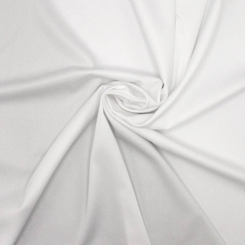 Twill viscose extensible-blanc