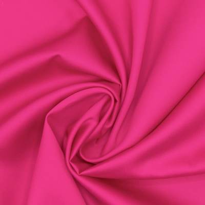 Plain cotton satin fabric - fuchsia