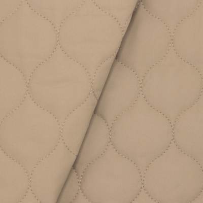 Quilted fabric - beige