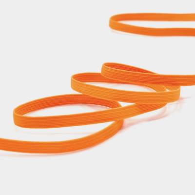 Elastique plat fluo - orange