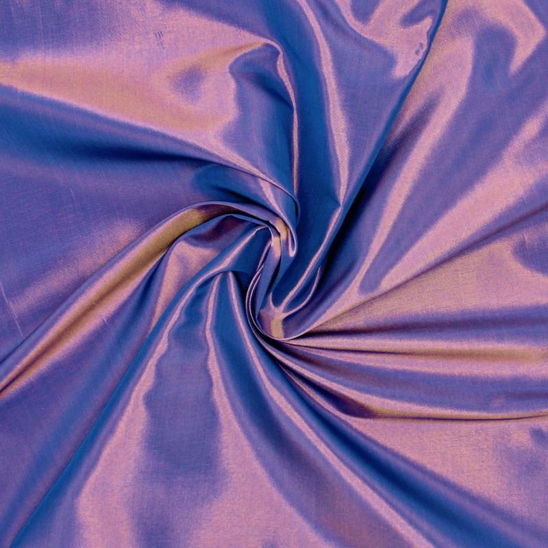 Silk taffeta - blue