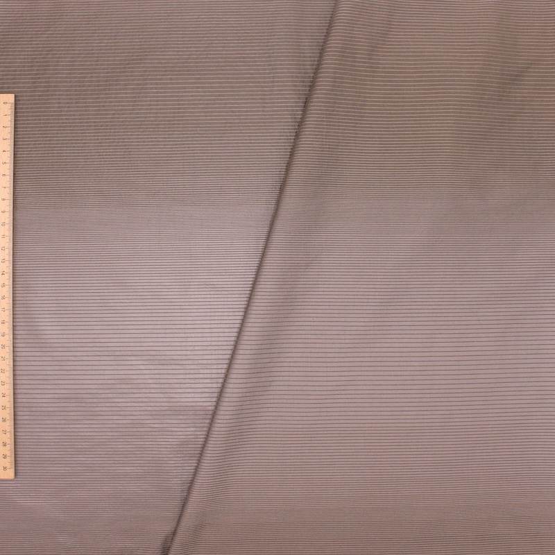 Satin finish clothing fabric - beige