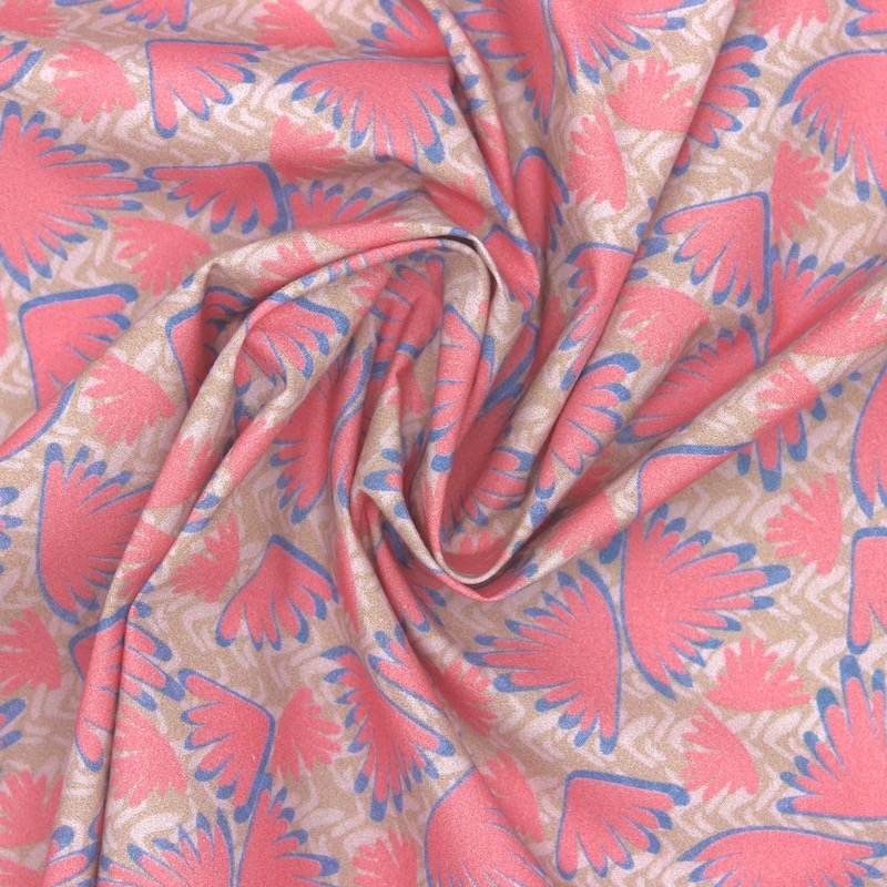 Wings printed cotton poplin - 