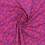 Wings printed cotton poplin - fuchsia and mauve