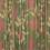 Pixel flower print cotton fabric - khaki and beige