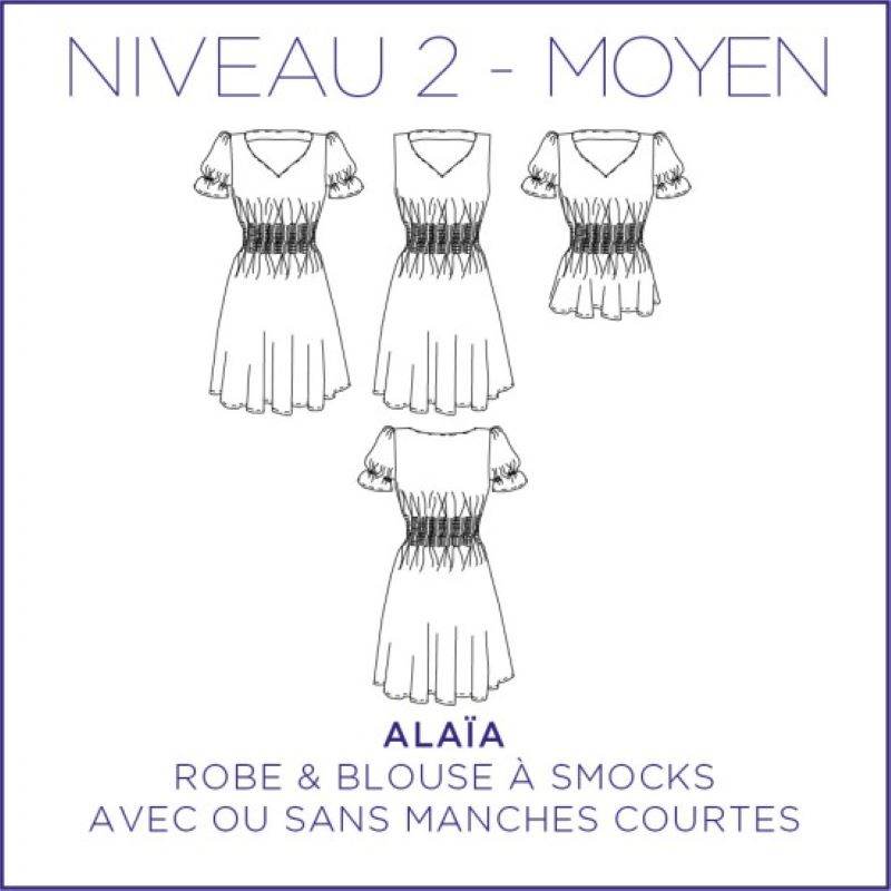 Alaïa dress and blouse pattern for women