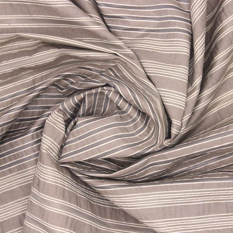 Striped fabric - beige