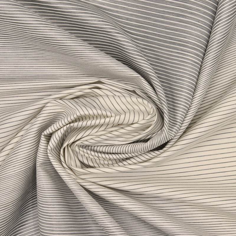 Striped fabric - Greige