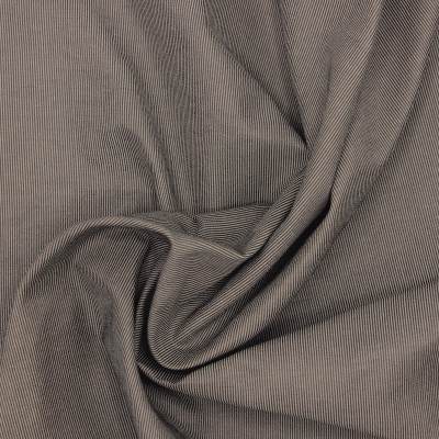 Cotton and polyester fabric - beige and brown