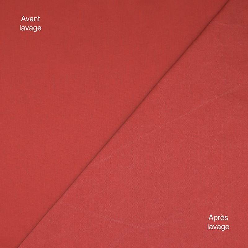 Extensible cotton fabric - red