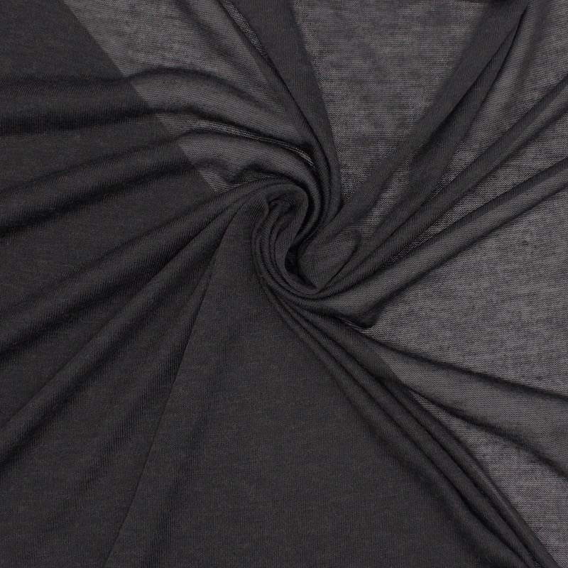 Cloth of 3m flamed jersey fabric - black