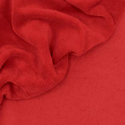 Bamboo terry fabric - red