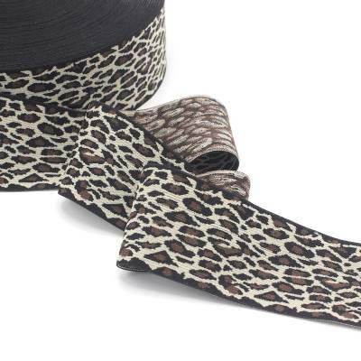 Leopard elastic belt