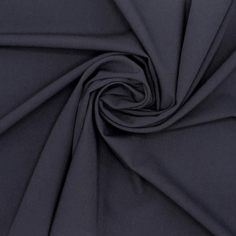 Twill polyester extensible - bleu nuit 