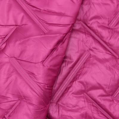 Tissu matelassé double face- fuchsia