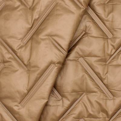 Tissu matelassé double face- beige