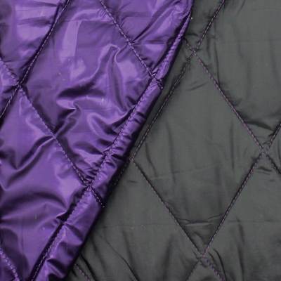 Tissu matelassé double face imperméable- mauve