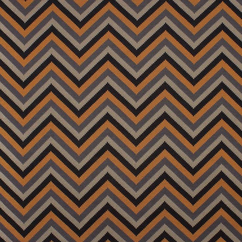 Graphic knit fabric - brown