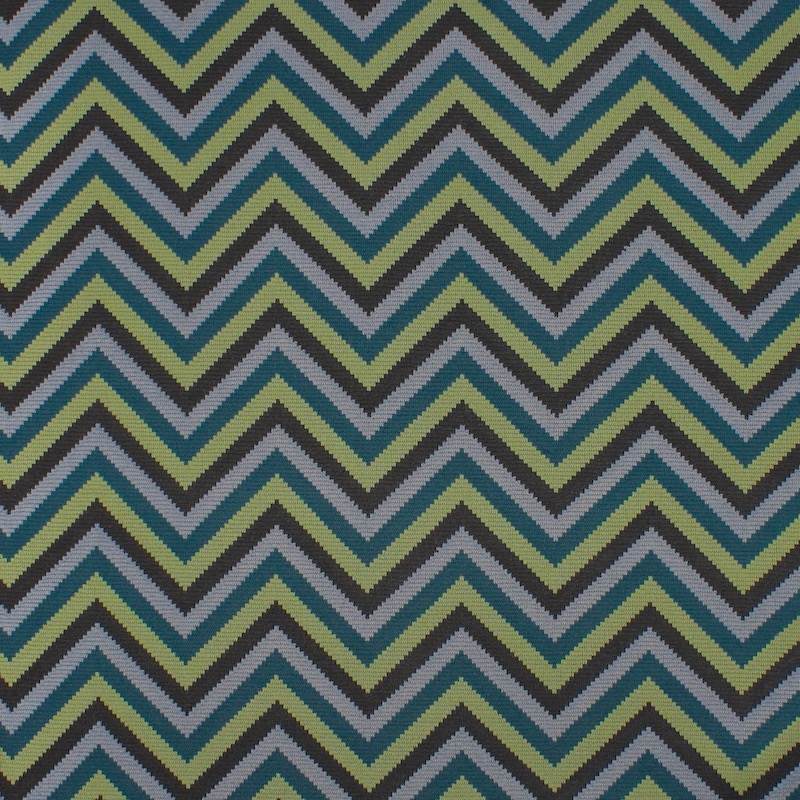 Graphic knit fabric - green