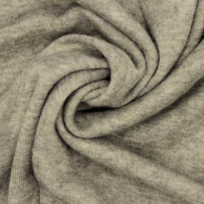 Tissu maille viscose et polyester - gris chiné