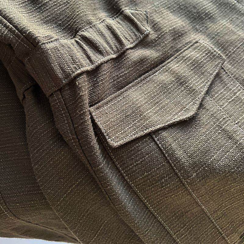 Plain 100% cotton fabric - khaki