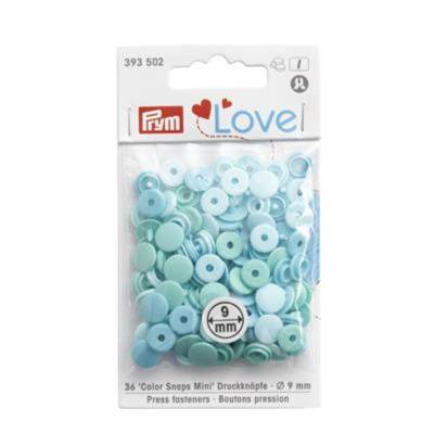 Drukknoopjes PRYM LOVE blauw