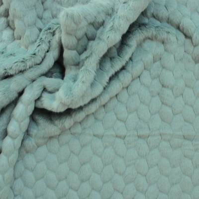 Cloth of 0,80mFaux fur short hair silver grey