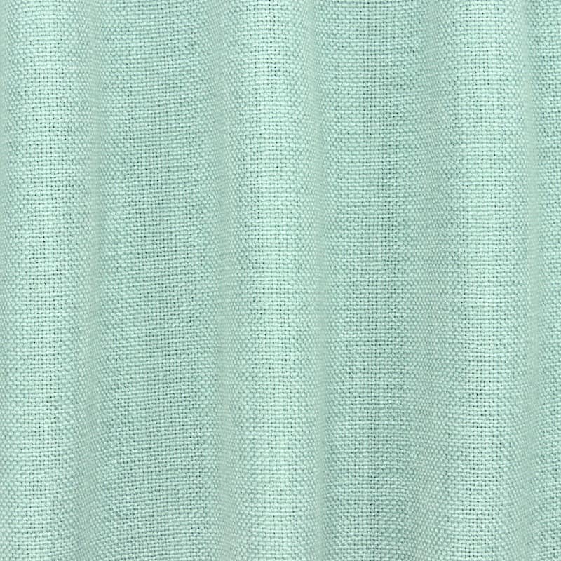 Tissu aspect lin - aqua