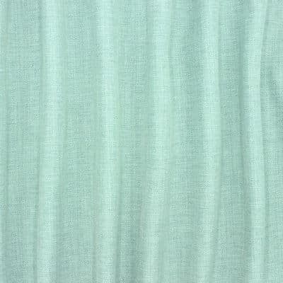 Tissu aspect lin - aqua