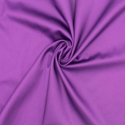 Tissu satin de coton - mauve