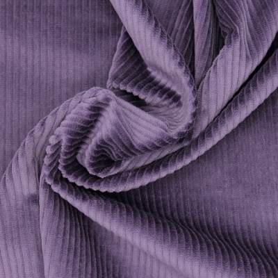 Stretch corduroy fabric - aubergine