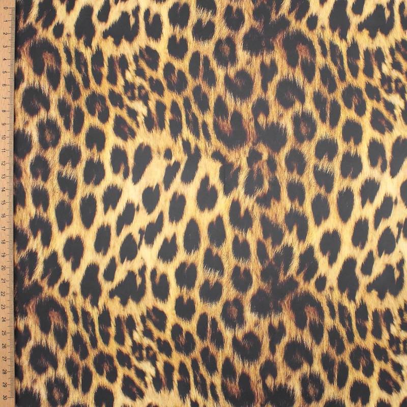 Waterproof leopard print fabric