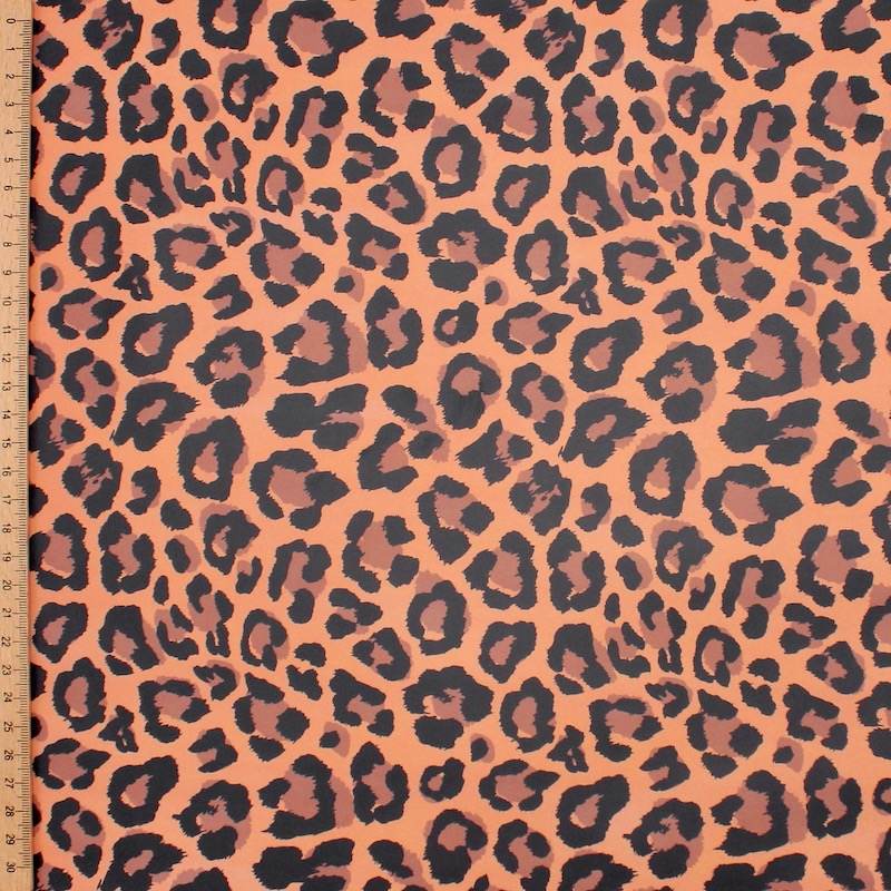 Waterproof leopard print fabric