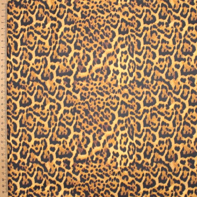 Waterproof leopard print fabric