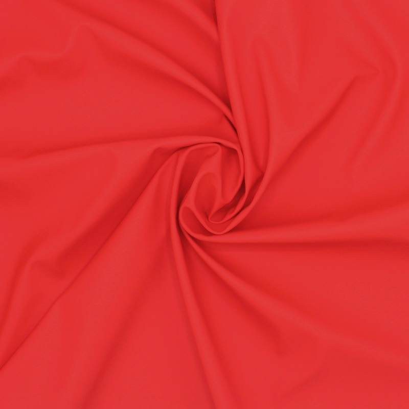 Plain waterproof fabric - red