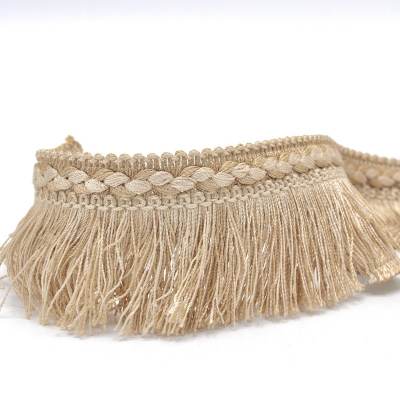 Viscose fringes - beige